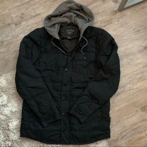 Zumiez Dravus Men’s Black Winter Coat With Hoodie